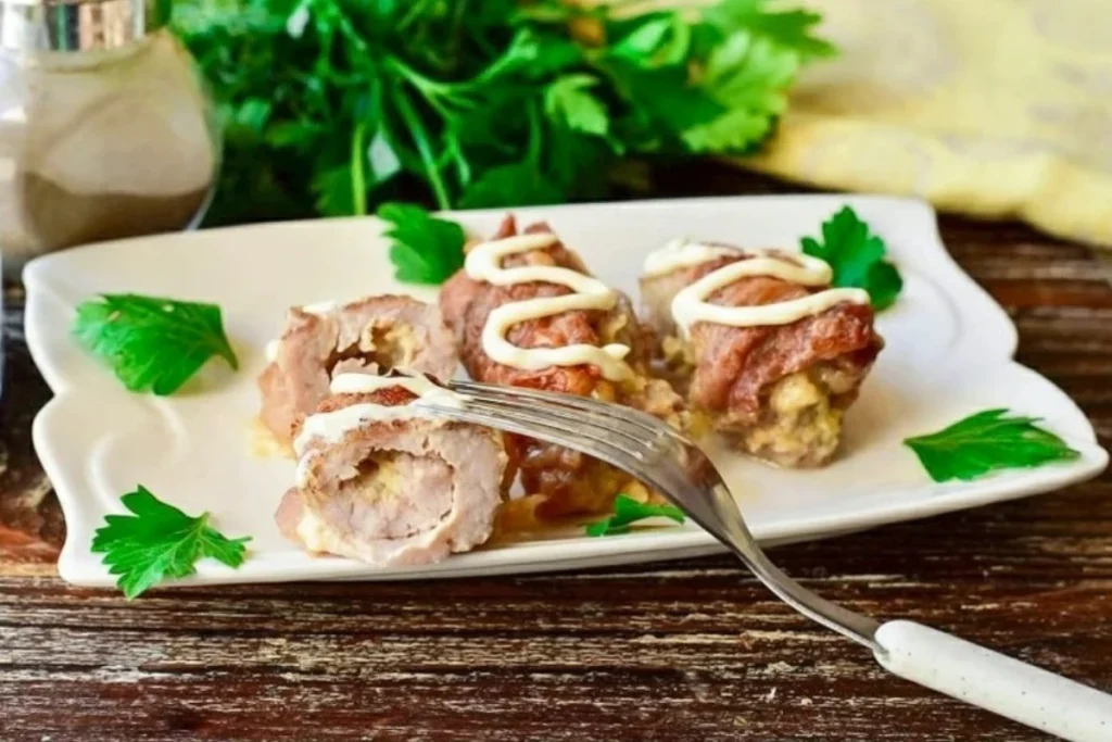 Diner-idee met varkensfilet: Heerlijke rolletjes met gerookte kaas
