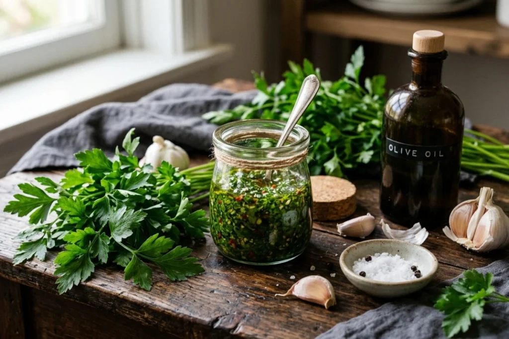 Hoe maak je de beste chimichurri voor de barbecue? Onmisbaar om de smaak van de grill te versterken