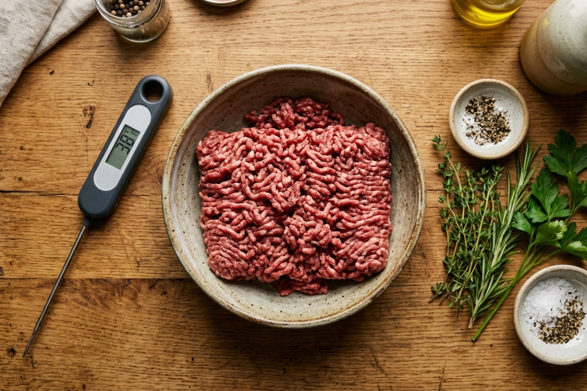 De huishoudelijke keukentruc om te weten of gehakt volledig gaar is