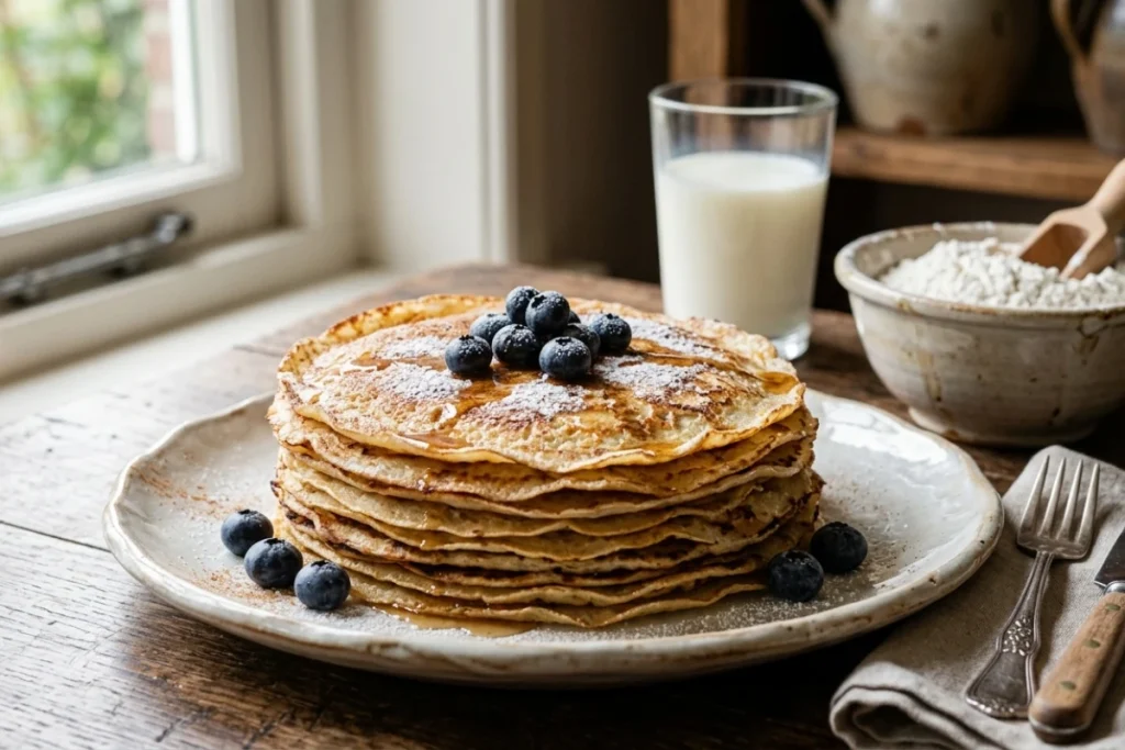 Waarom worden pannenkoeken rubberachtig? De schuld ligt bij de temperatuur van de melk
