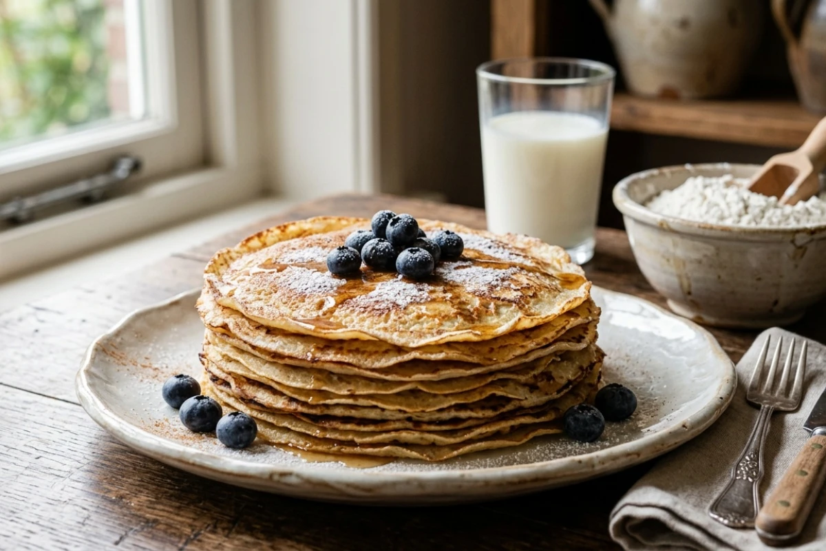 Waarom worden pannenkoeken rubberachtig? De schuld ligt bij de temperatuur van de melk