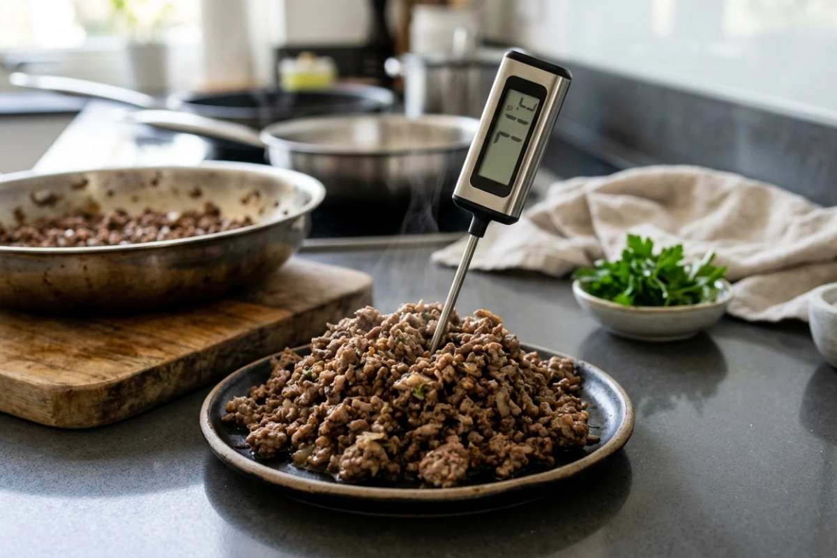 De huishoudelijke keukentruc om te weten of gehakt volledig gaar is – image 2